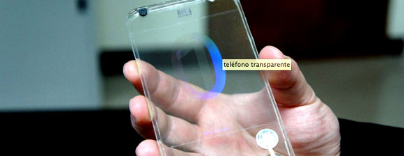 Un Smartphone Transparente! o al menos ya estamos cerca.