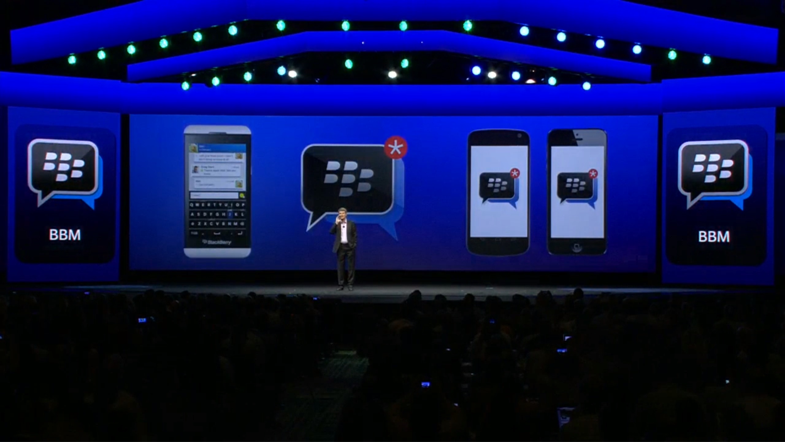 Blackberry Messenger debuta con problemas en Android