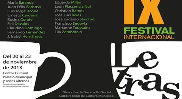 9° Festival de Letras en San Luis Potosí